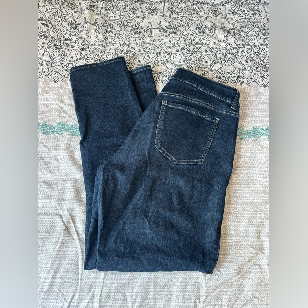 Riders by Lee Women's Mid Rise Skinny Jeans in Dark Blue